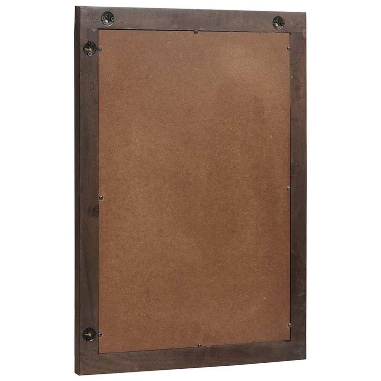 Vidaxx miroir de salle de bain mural marron 70 x 50 x 2,5 cm