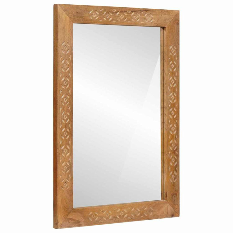 Miroir de salle de bain Vidaxxl avec miroir marron clair 70 x 50 x 2,5 cm