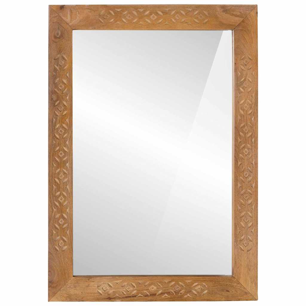 Miroir de salle de bain Vidaxxl avec miroir marron clair 70 x 50 x 2,5 cm