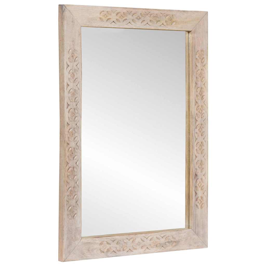 Miroir de salle de bain VidaXL avec miroir blanc 70 x 50 x 2,5 cm