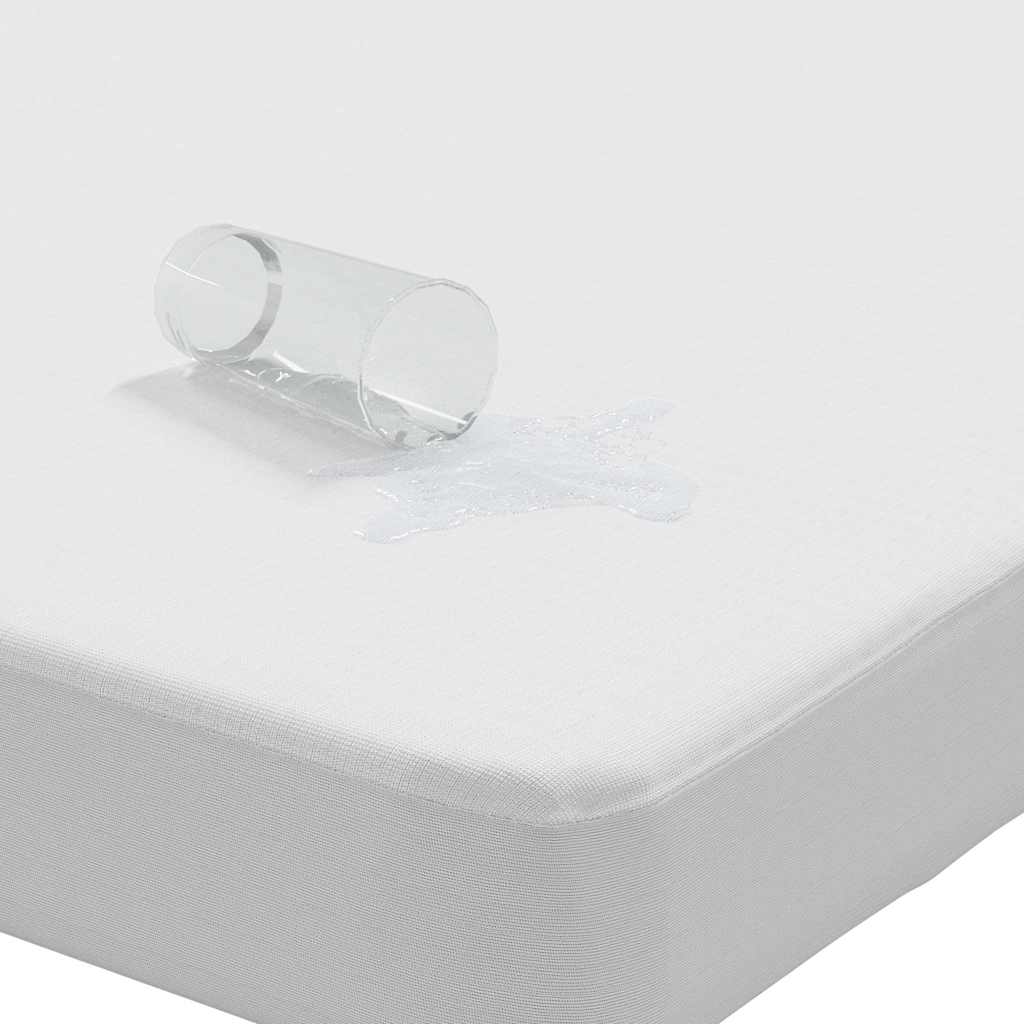 VidaXL protège-matelas imperméable 90x200 cm blanc