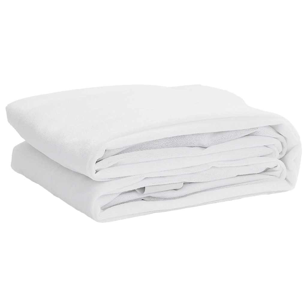 VidaXL protège-matelas imperméable 160x220 cm blanc