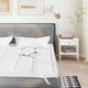VidaXL protège-matelas 90x200 cm blanc