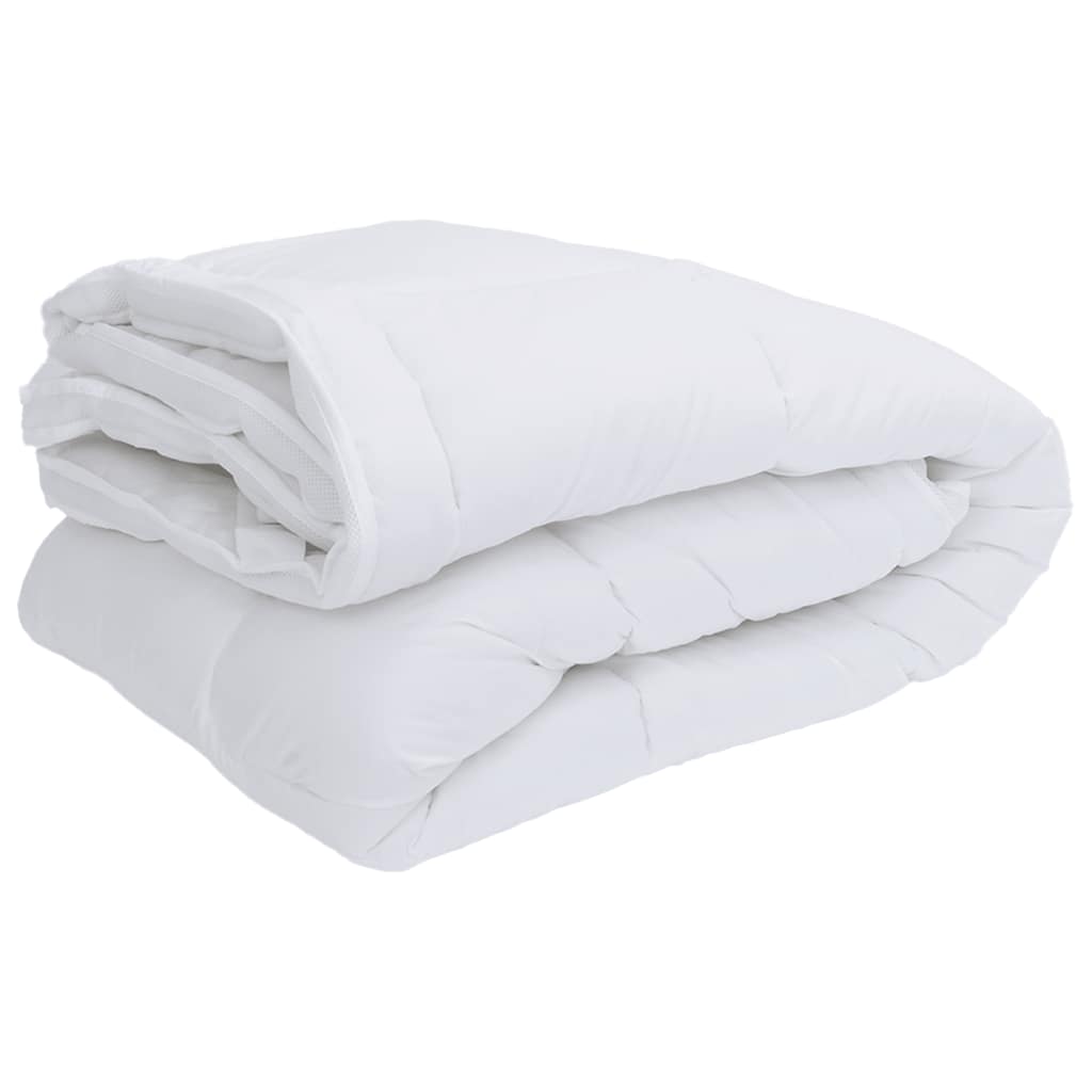 VidaXL protège-matelas 90x220 cm blanc
