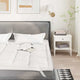 VidaXL protège-matelas 100x220 cm blanc