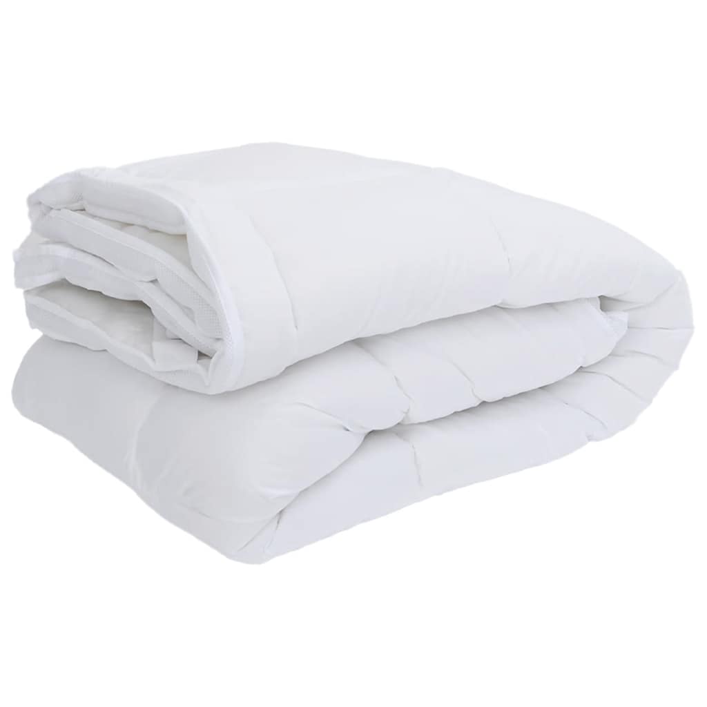 VidaXL protège matelas 160x220 cm blanc
