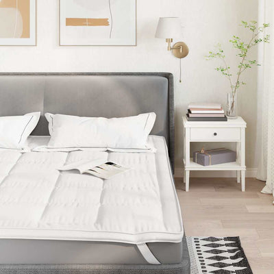 VidaXL protège matelas 160x220 cm blanc