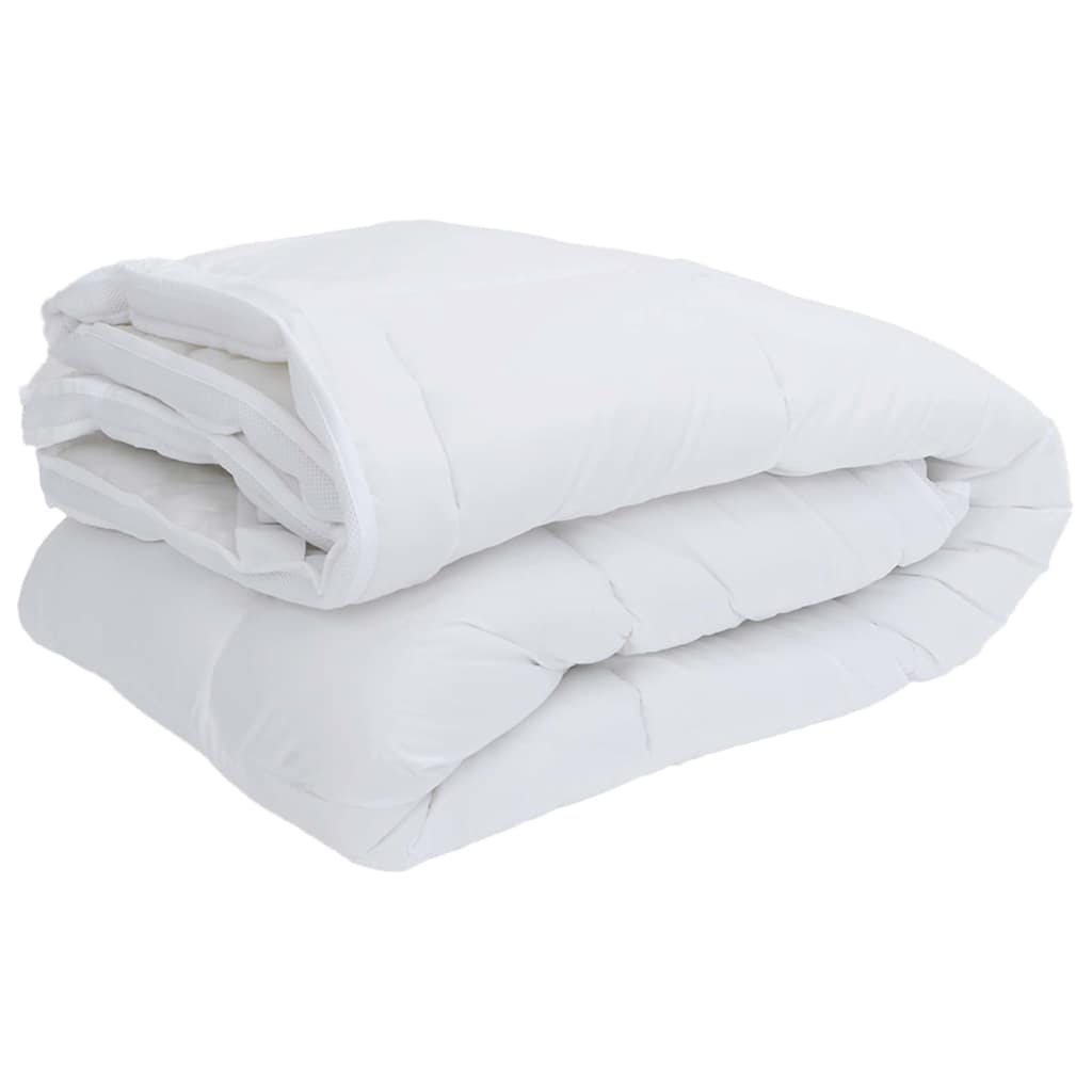 VidaXL protège-matelas 200x220 cm blanc