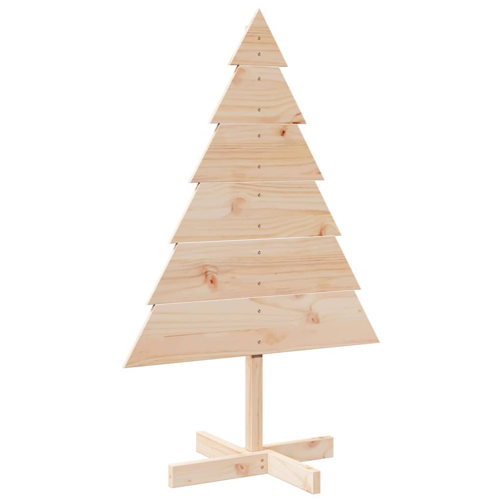 Vidaxl Christmas Decoration Tree de Noël 110 cm Bois massif