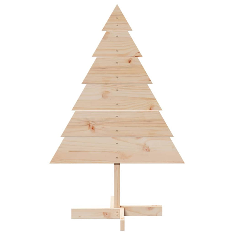 Vidaxl Christmas Decoration Tree de Noël 110 cm Bois massif