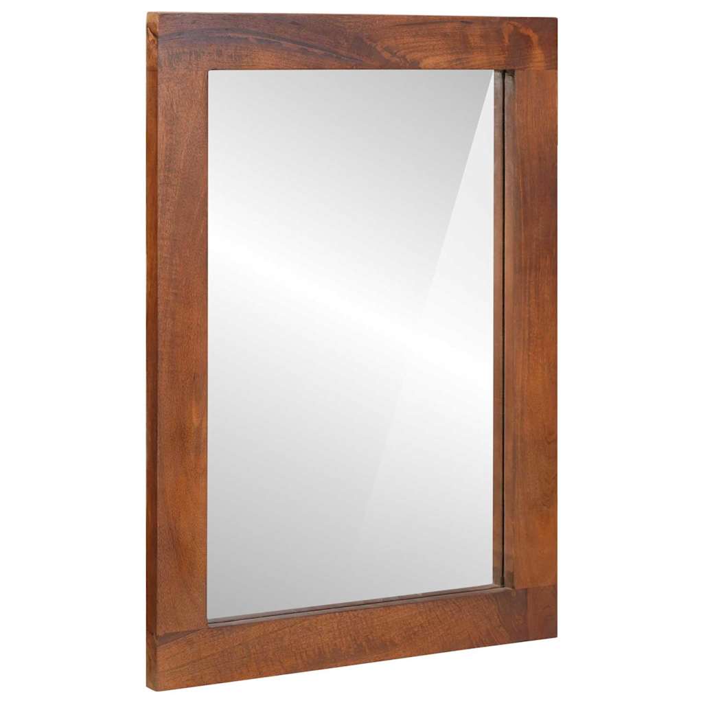 Vidaxx miroir rectangulaire marron et argent 50 x 2,5 x 70 cm