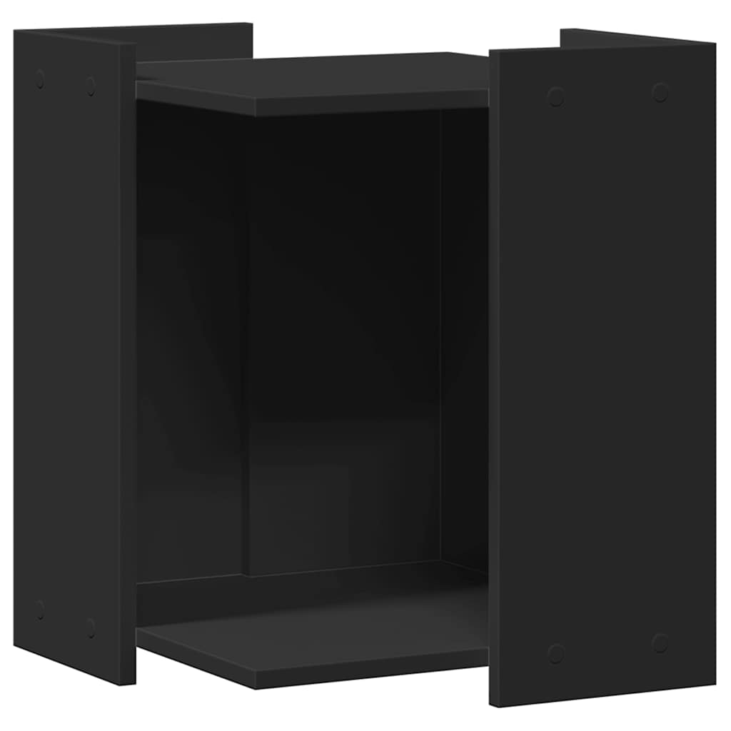 Vidaxl Cattenbakkast 42x42x51 cm Bois transformé noir