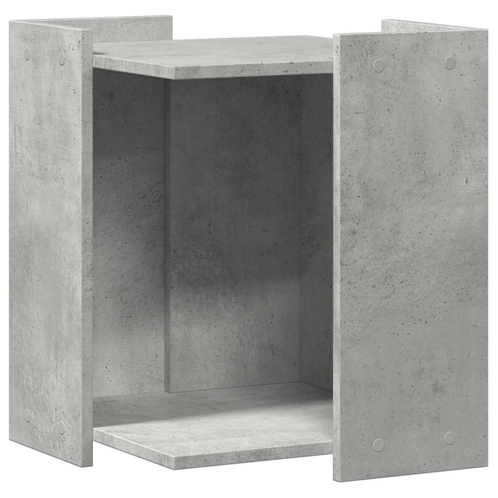 Vidaxl Cattenbakkast 42x42x51 cm Betongrij en bois transformé