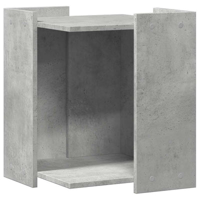 Vidaxl Cattenbakkast 42x42x51 cm Betongrij en bois transformé
