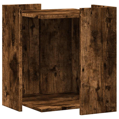 Vidaxl Cattenbakkast 42x42x51 cm en bois transformé en bois fumé de couleur