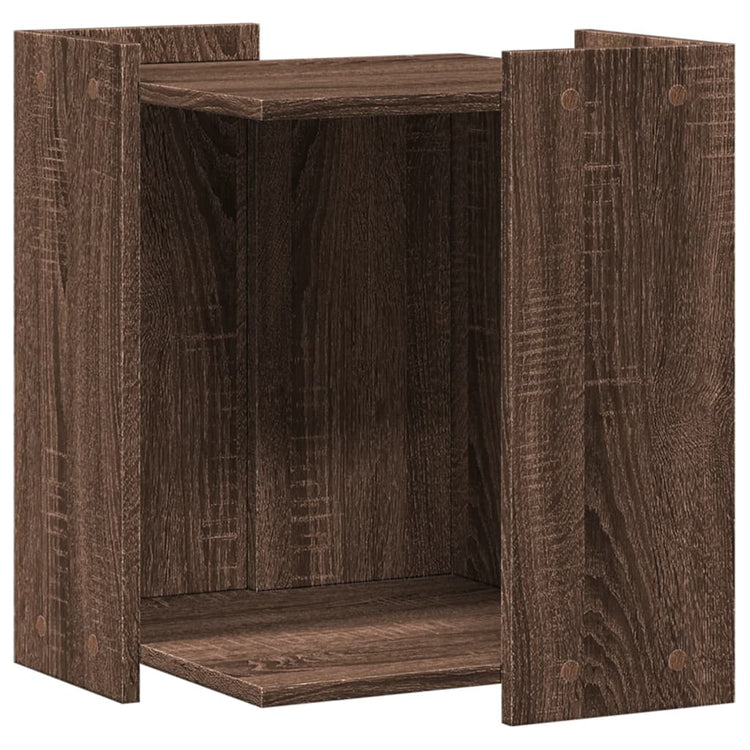 Vidaxl kattenbakkast 42x42x51 cm en bois coupé en chêne brun -colore