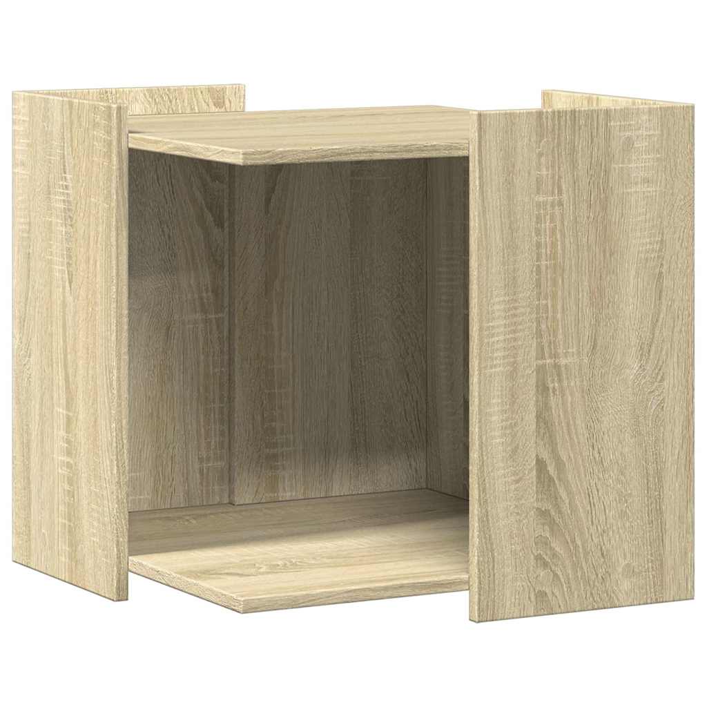 Vidaxl Cattenbakkast 53x53x51 cm Bois de chêne sonoma