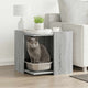 Vidaxl Cattenbakkast 53x53x51 cm Couleur de chêne sonoma gris et gris propice