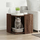 Vidaxl Cattenbakkast 53x53x51 cm en bois coupé en chêne brun -colore