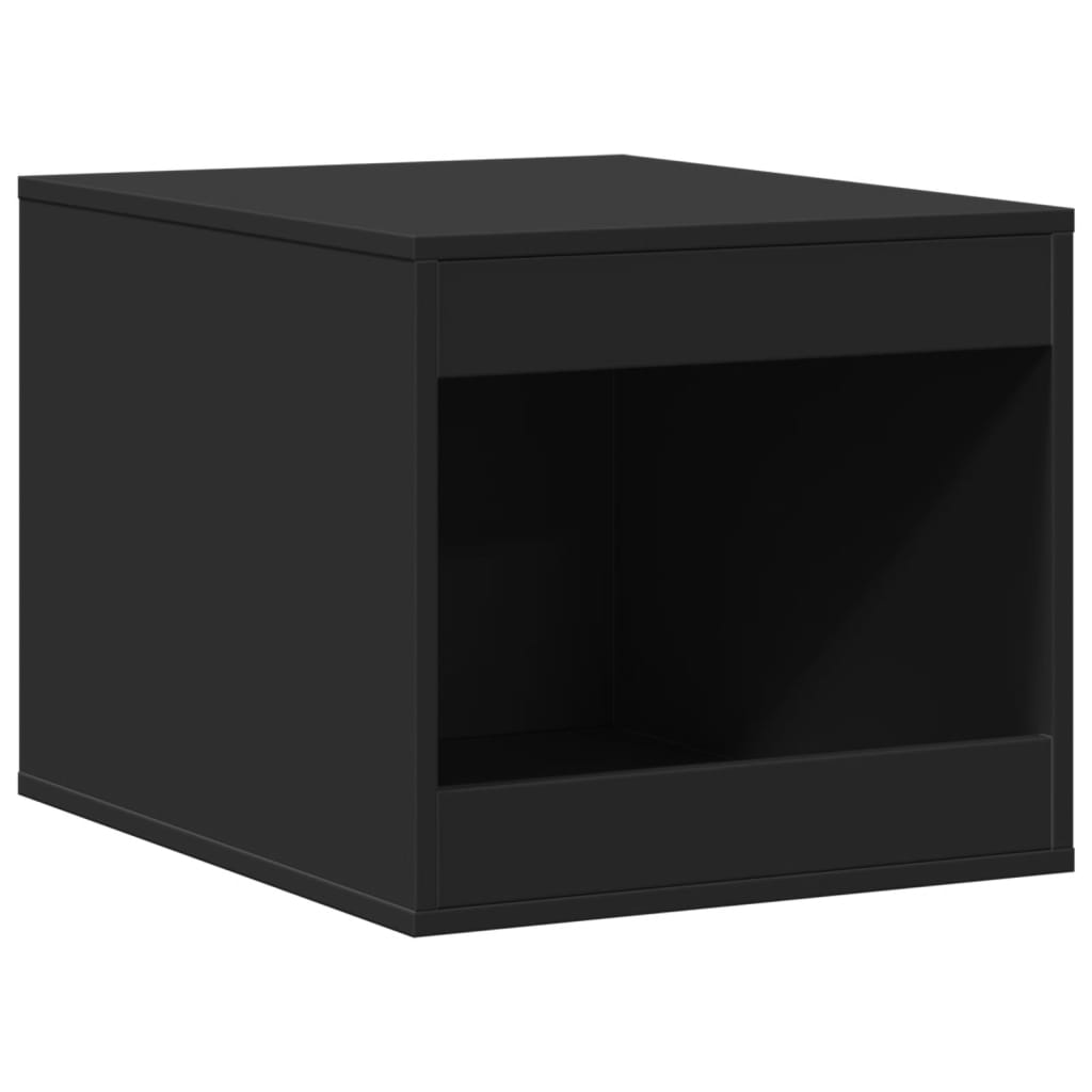 Vidaxl kattenbakkast 47x59x42 cm Bois transformé noir
