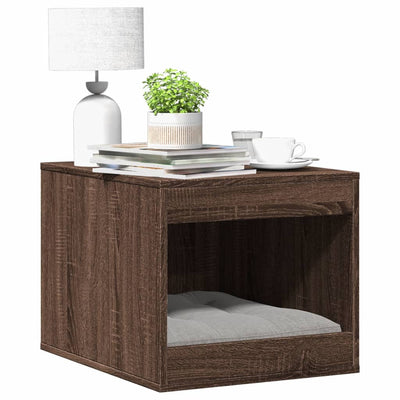 Vidaxl kattenbakkast 47x59x42 cm chêne brun en bois -colore