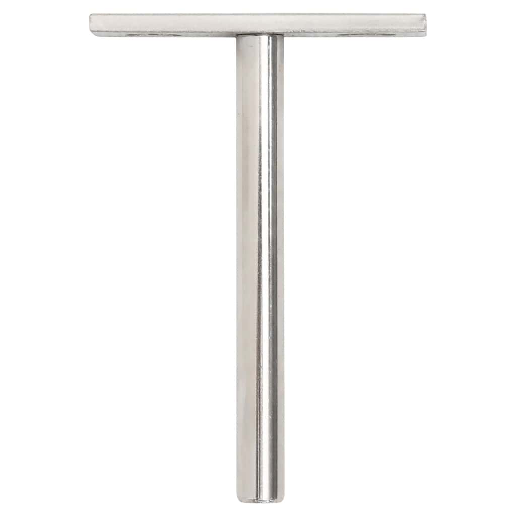 Vidaxl Floating Plank Carriers 12st Invisible Ø10x100 mm d'acier au carbone