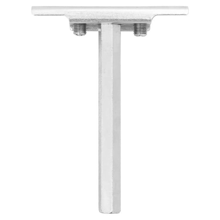 Vidaxl Floating Plank Carriers 12st Invisible Ø12x100 mm d'acier au carbone