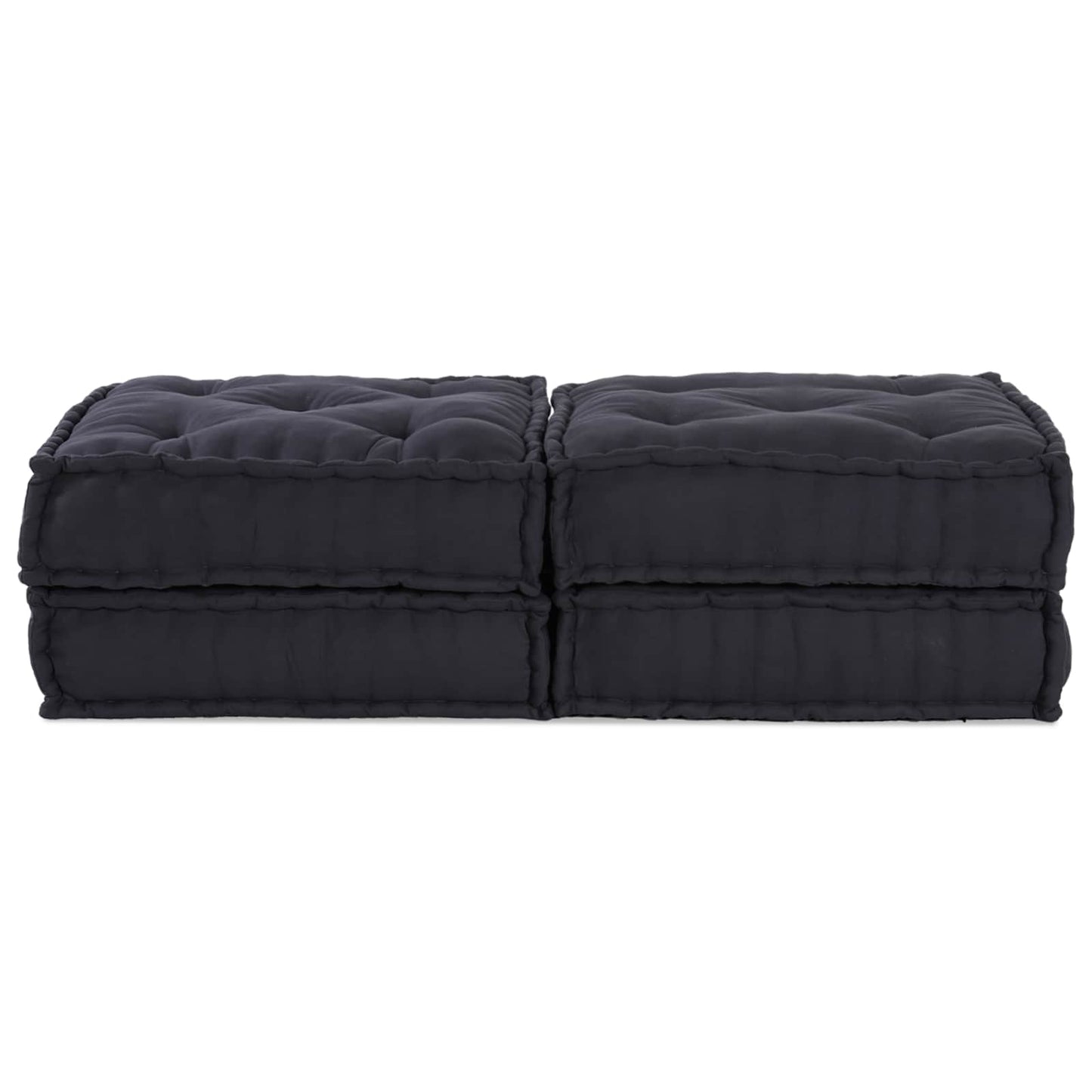 Vidaxl canapé modulable 2 pcs anthracite 140 x 70 x 36 cm tissu