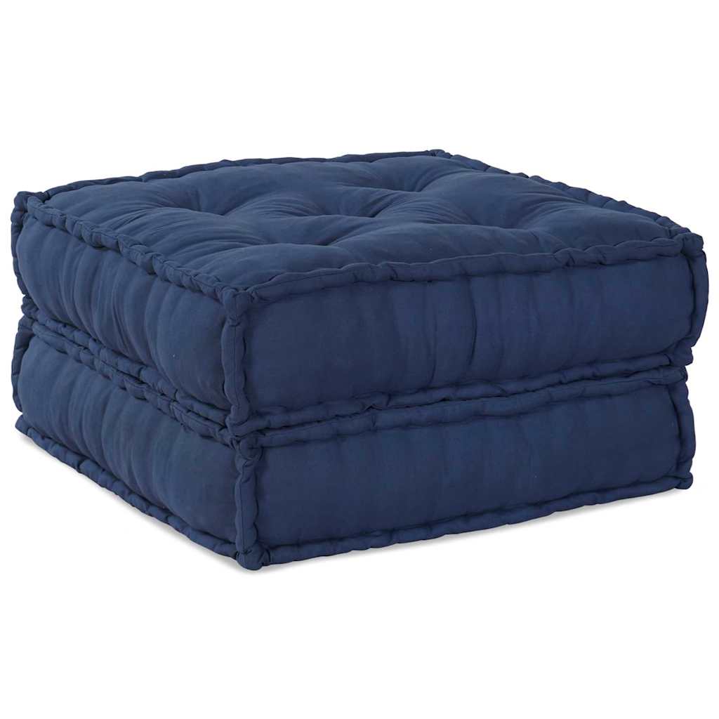 Vidaxl canapé modulable 2 pcs indigo 140 x 70 x 36 cm tissu
