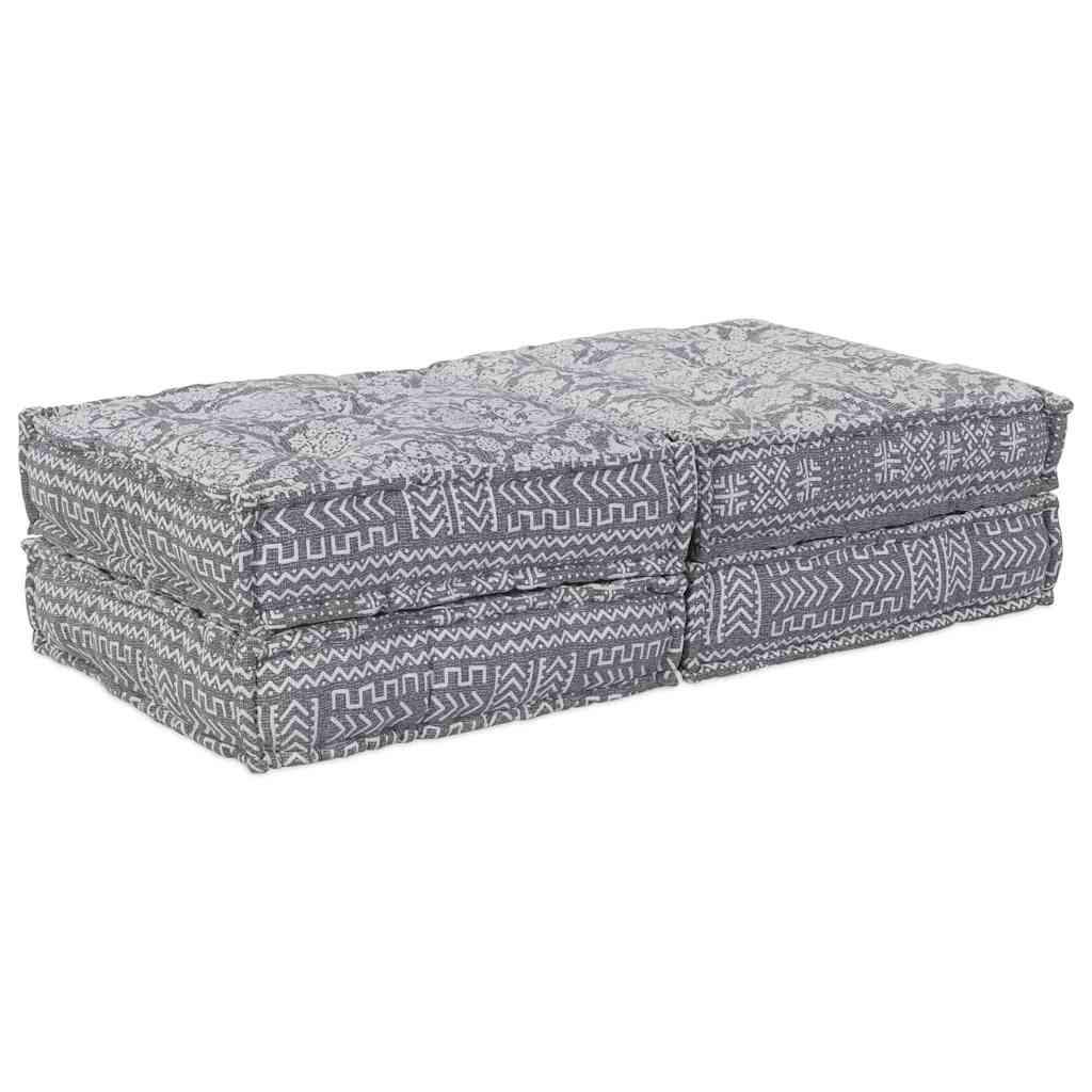 Vidaxl canapé modulable 2 pcs gris clair 140 x 70 x 36 cm tissu