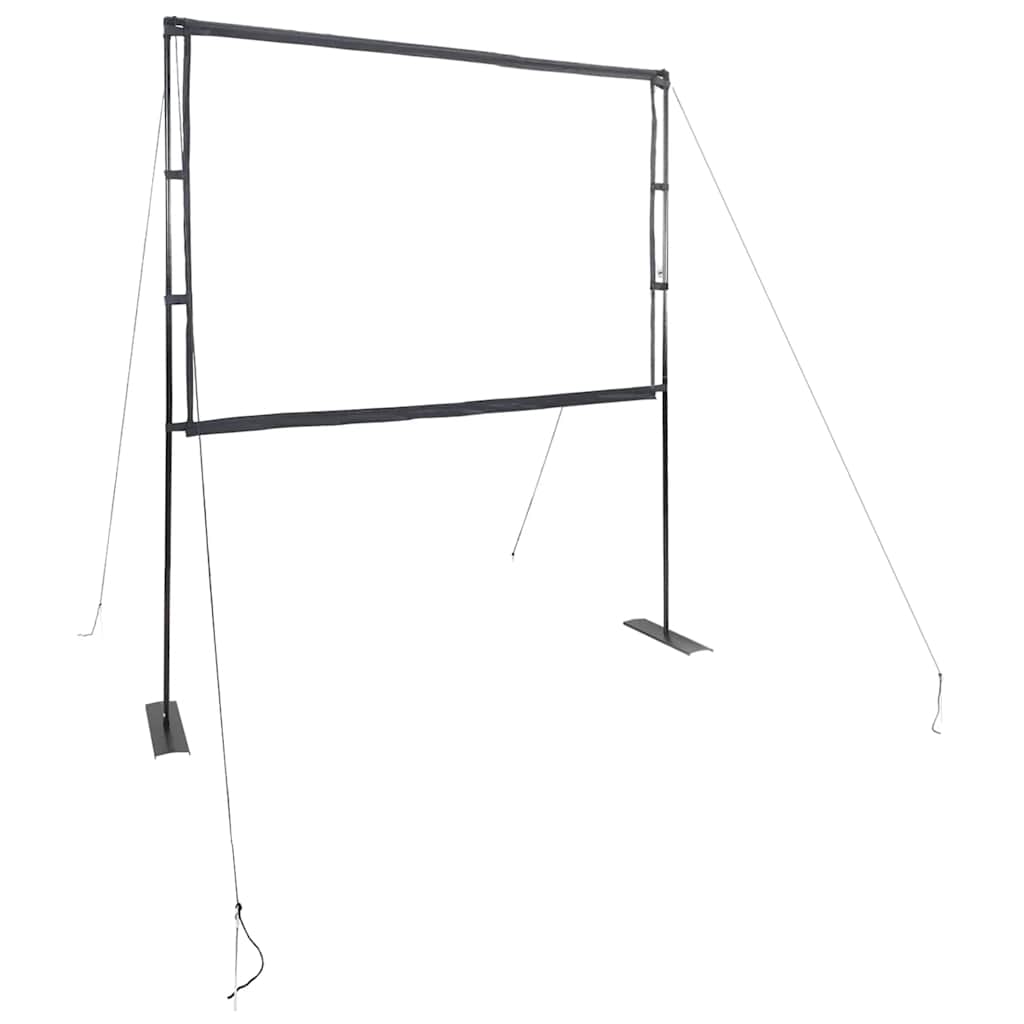 Écran de projection Vidaxxl avec supports 100 pouces 4:3