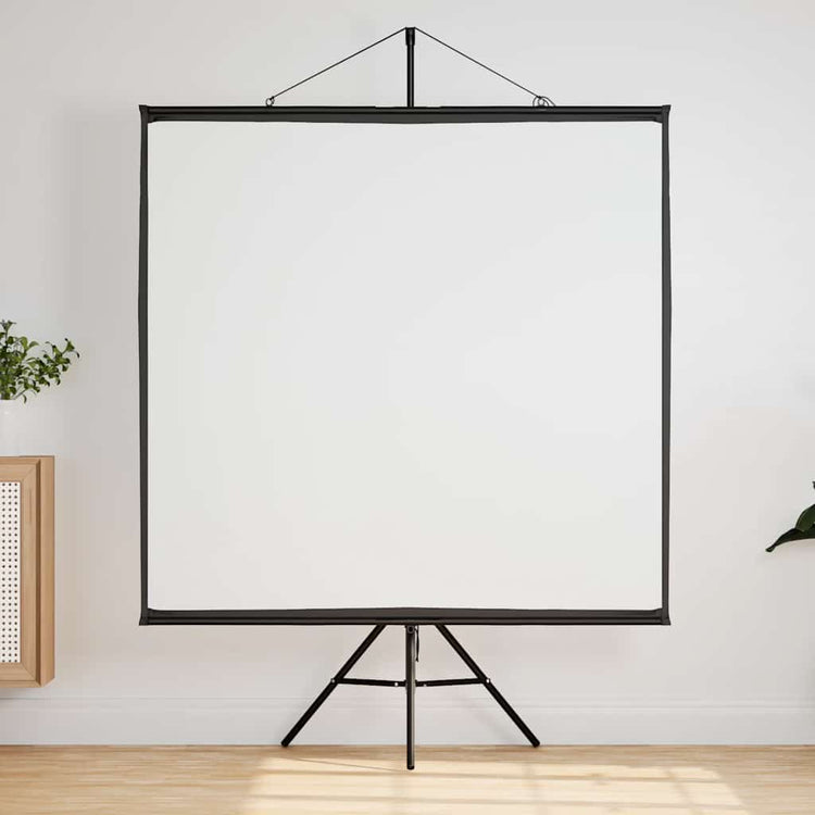 Écran de projection Vidaxxl avec trépied 72 pouces 1:1