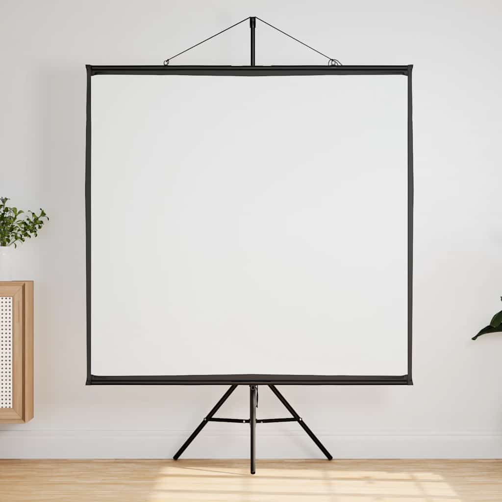 Écran de projection Vidaxxl avec trépied 81 pouces 1:1