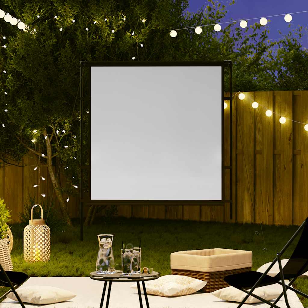 Écran de projection Vidaxxl avec supports 89 pouces 1:1