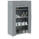 Vidaxx armoire à chaussures 60,5x30x97 cm gris intissé