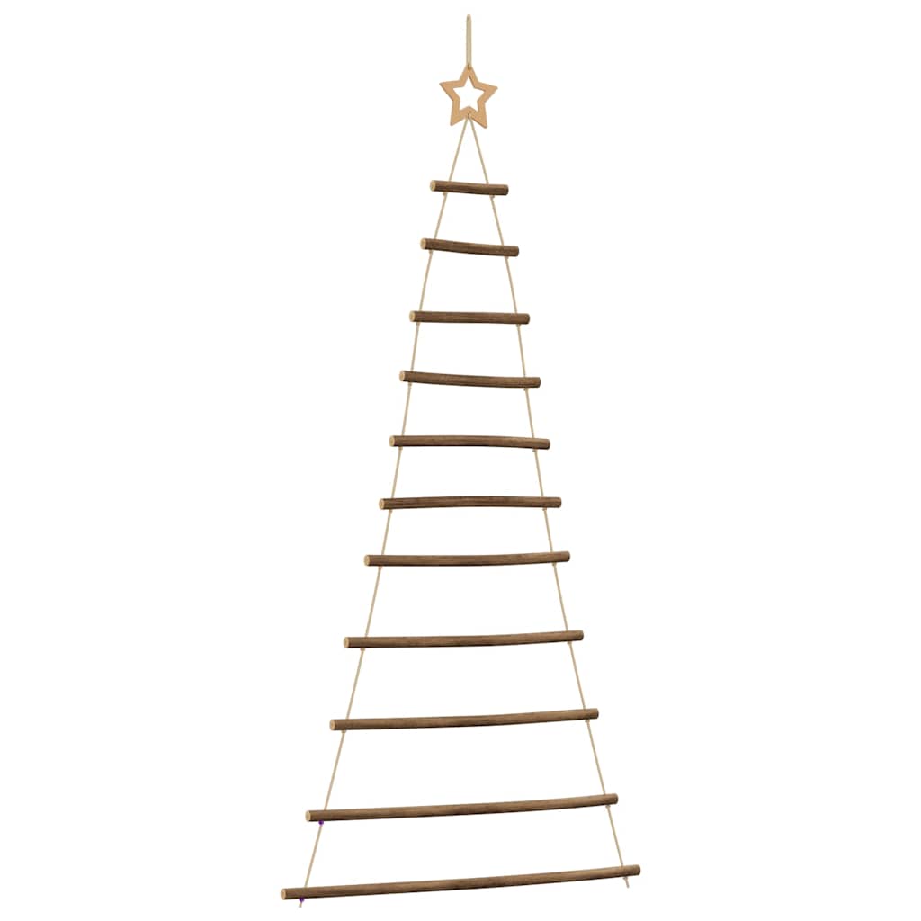 Vidaxx sapin de Noël suspendu avec étoile supérieure 74x150 cm branche naturelle
