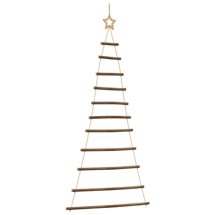 Vidaxx sapin de Noël suspendu avec étoile supérieure 74x150 cm branche naturelle