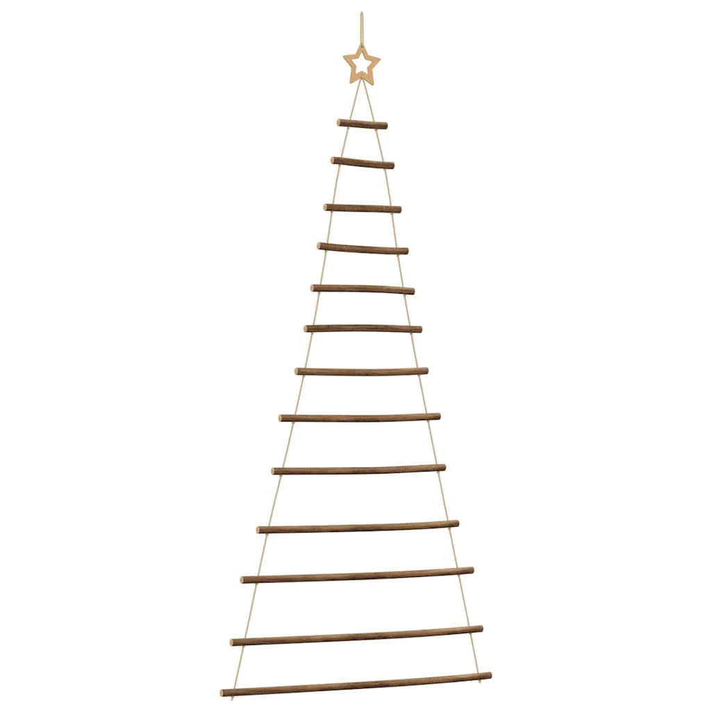 VidaXL sapin de Noël suspendu avec étoile supérieure 86x180 cm branche naturelle