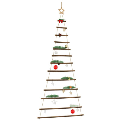 VidaXL sapin de Noël suspendu avec étoile supérieure 86x180 cm branche naturelle