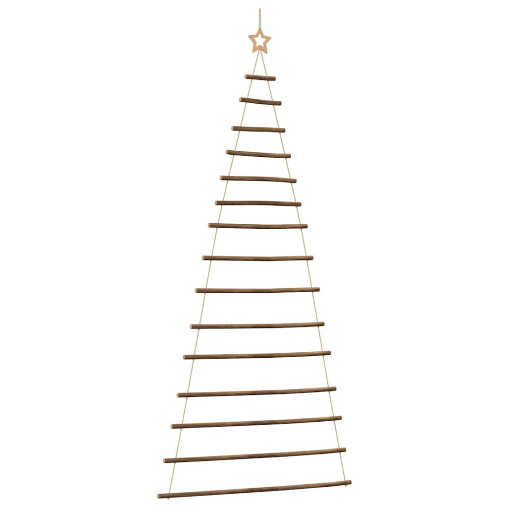 VidaXL sapin de Noël suspendu avec étoile supérieure 100x210 cm branche naturelle