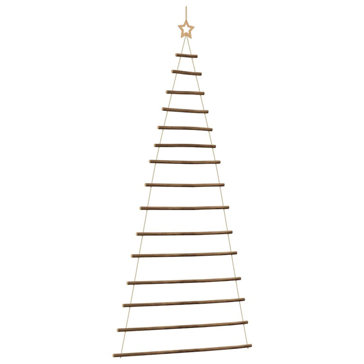 VidaXL sapin de Noël suspendu avec étoile supérieure 100x210 cm branche naturelle