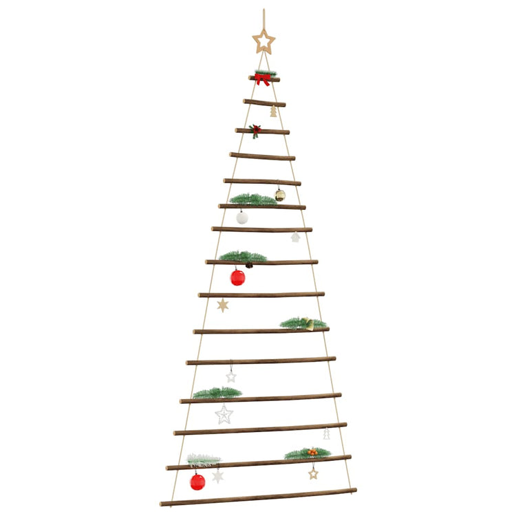 VidaXL sapin de Noël suspendu avec étoile supérieure 100x210 cm branche naturelle