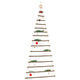 VidaXL sapin de Noël suspendu avec étoile supérieure 100x210 cm branche naturelle