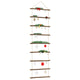 Échelle de décoration de paroi Vidaxl - Branche naturelle de 50x150 cm