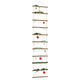 Échelle de décoration de paroi Vidaxl - Branche naturelle de 50x200 cm