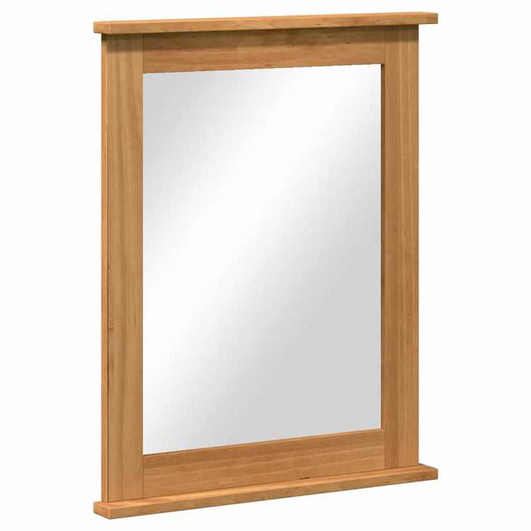 Vidaxx miroir vigo marron miel 55,5 x 5 x 70 cm bois de pin massif