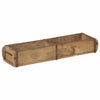 Vidaxxl plateau 4 pcs marron 57 x 15 x 9 cm bois massif recyclé