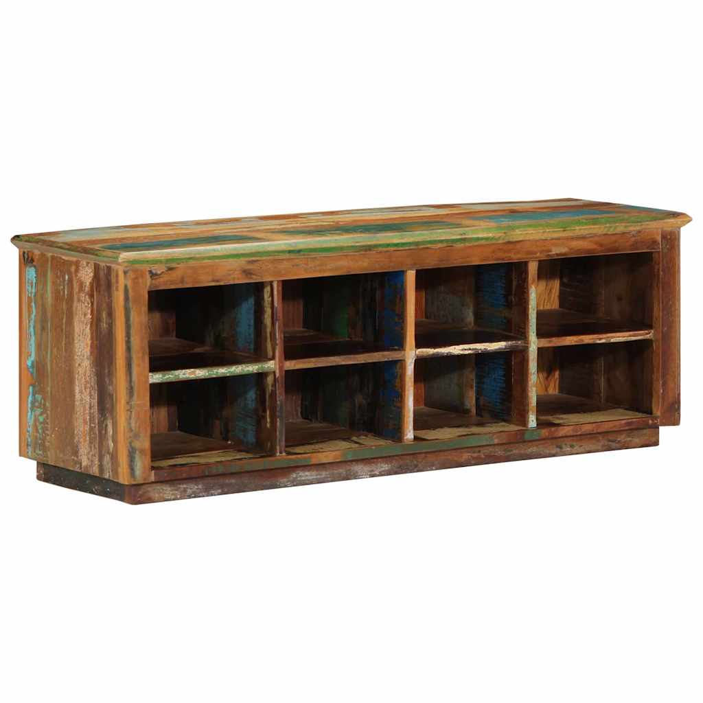 Vidaxx meuble à chaussures marron 110 x 35 x 40 cm bois massif recyclé