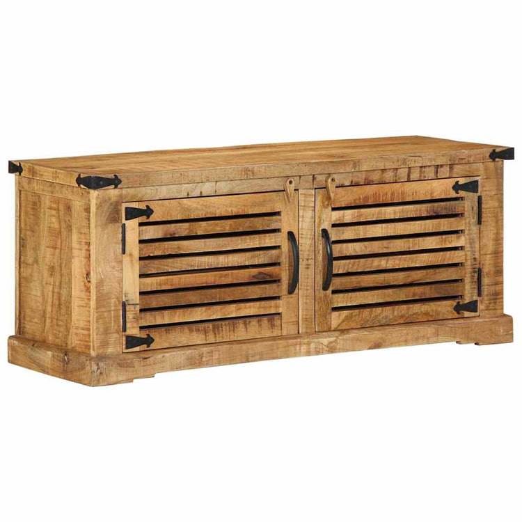 Vidaxx armoire à chaussures marron 110 x 38 x 45 cm bois de manguier massif