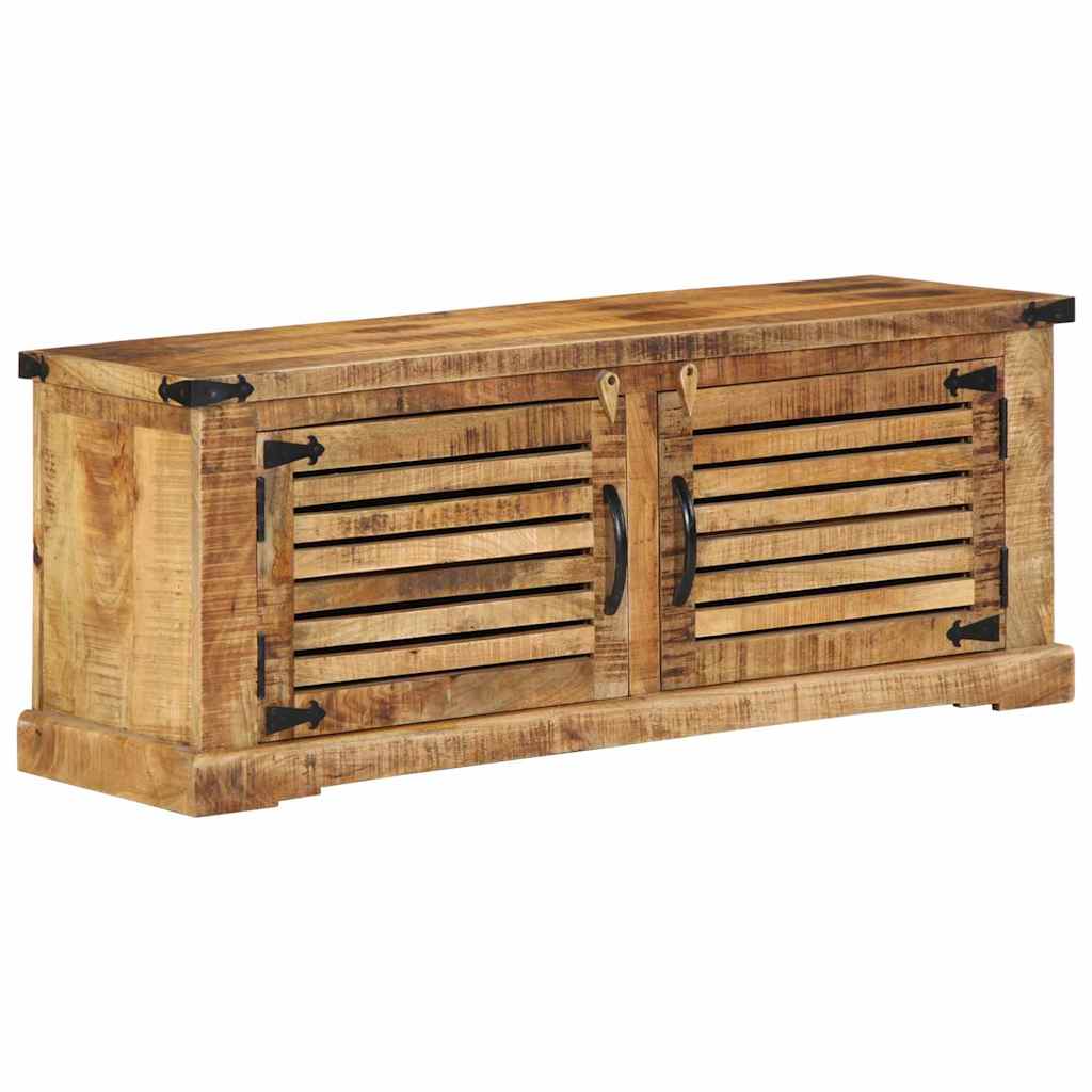 Vidaxx armoire à chaussures marron 110 x 38 x 45 cm bois de manguier massif